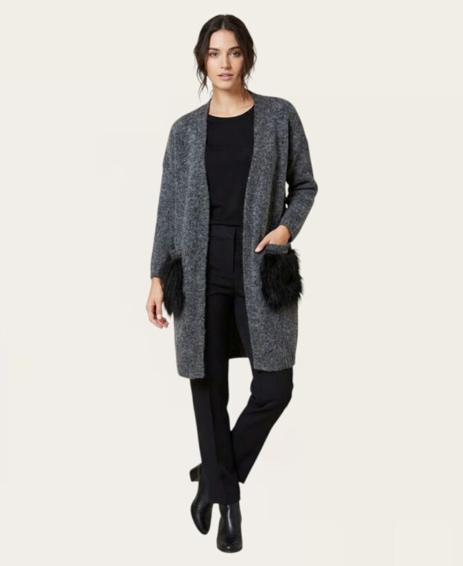 Fur pockets coats SL-248