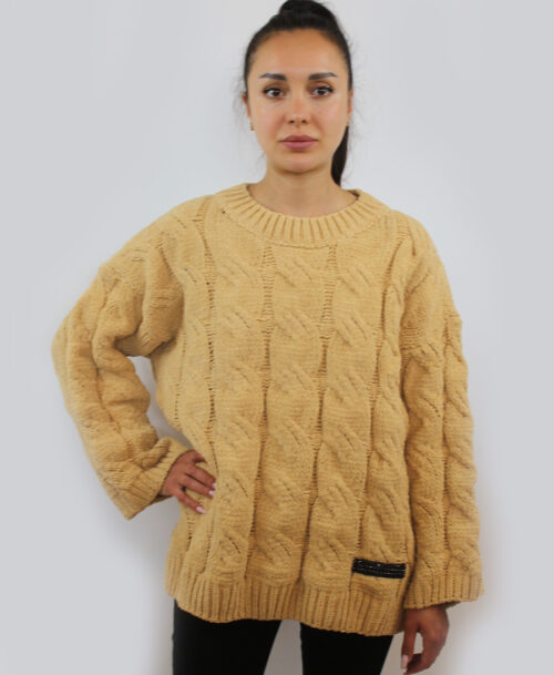 Oversized Crochet Sweater SL-281