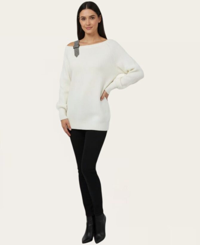 One shoulder diamond SL-262