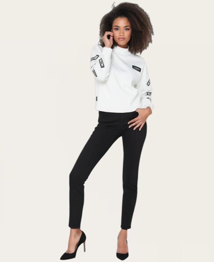 White and black sweater SL-291 – 5