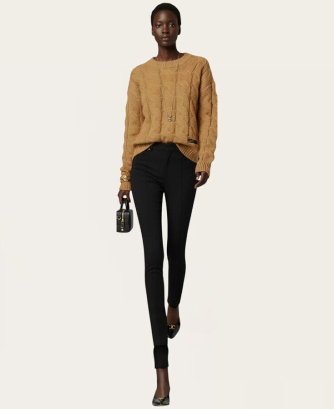 Oversized Crochet Sweater SL-281