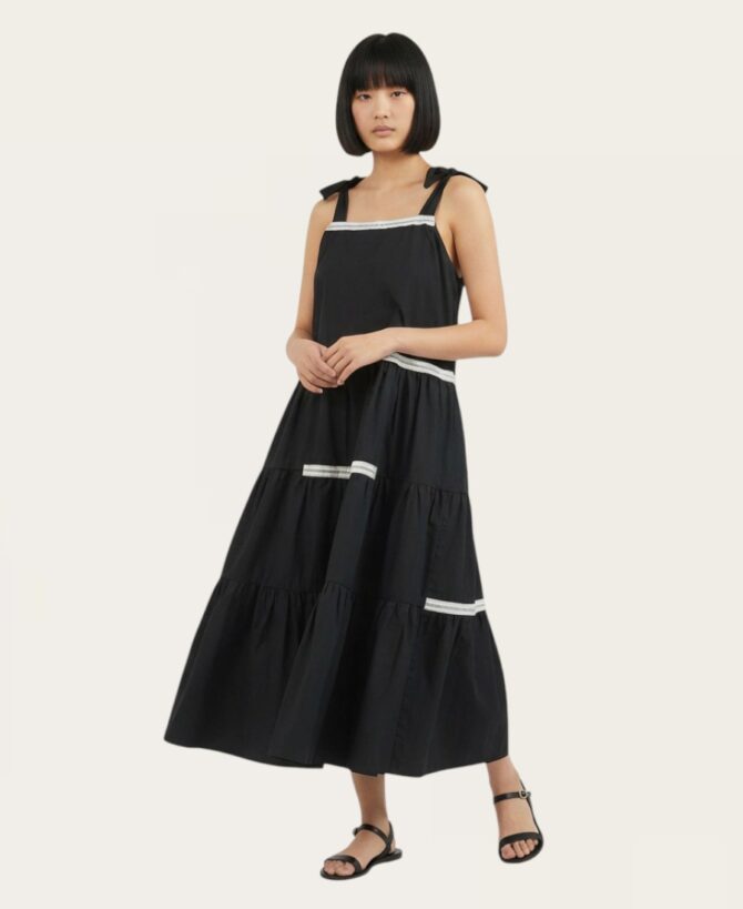 Cotton Dress white letters-SL-466